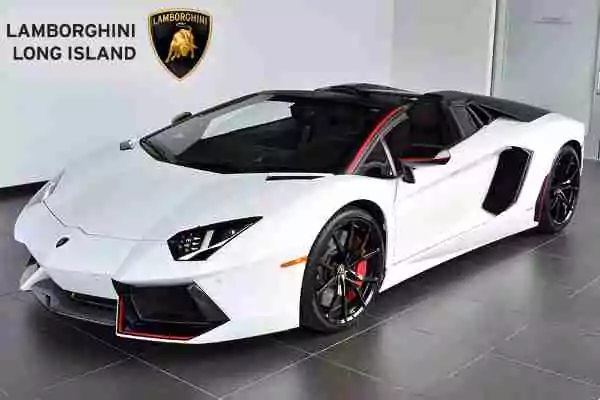 Lamborghini Aventador Pirelli rental in Dubai 